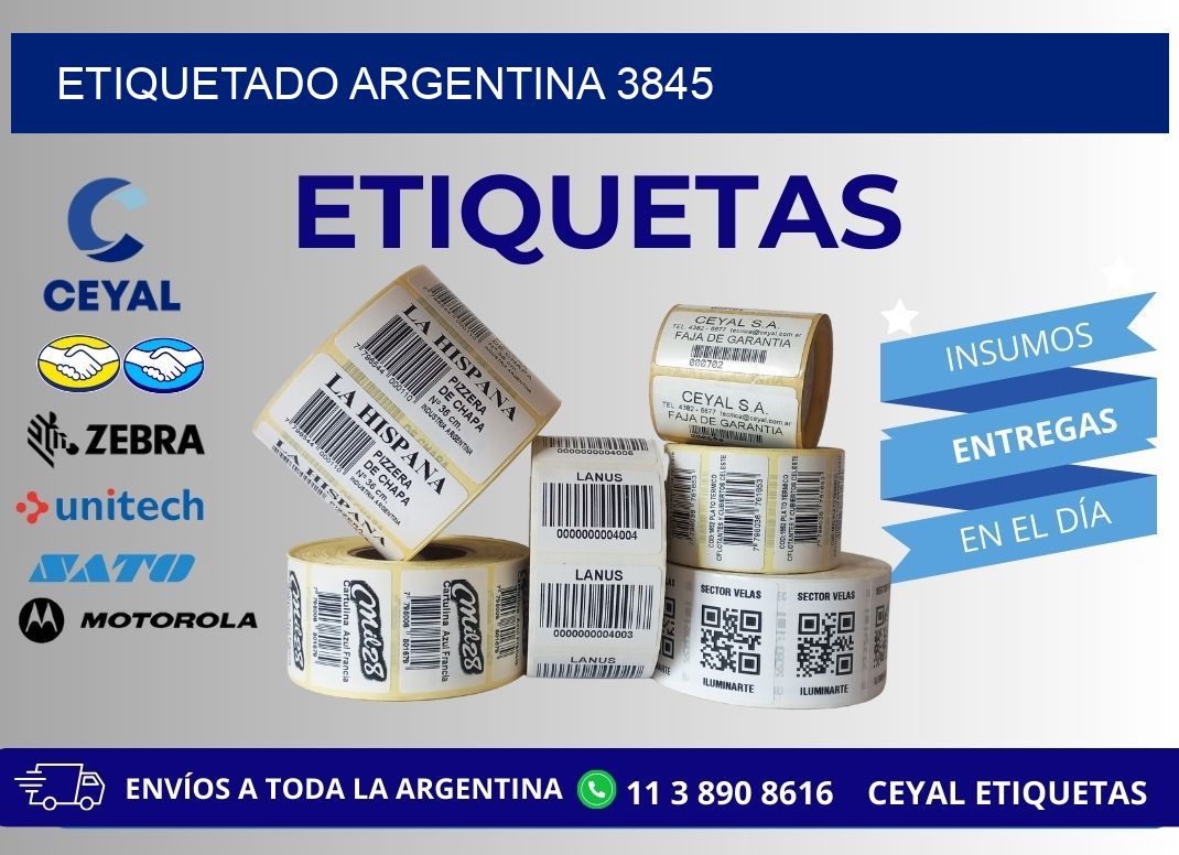 ETIQUETADO ARGENTINA 3845