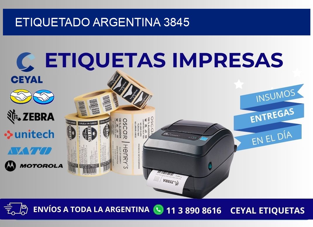ETIQUETADO ARGENTINA 3845