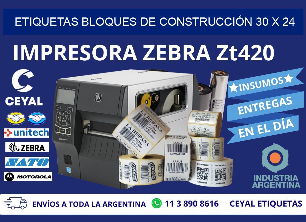 ETIQUETAS BLOQUES DE CONSTRUCCIÓN 30 x 24