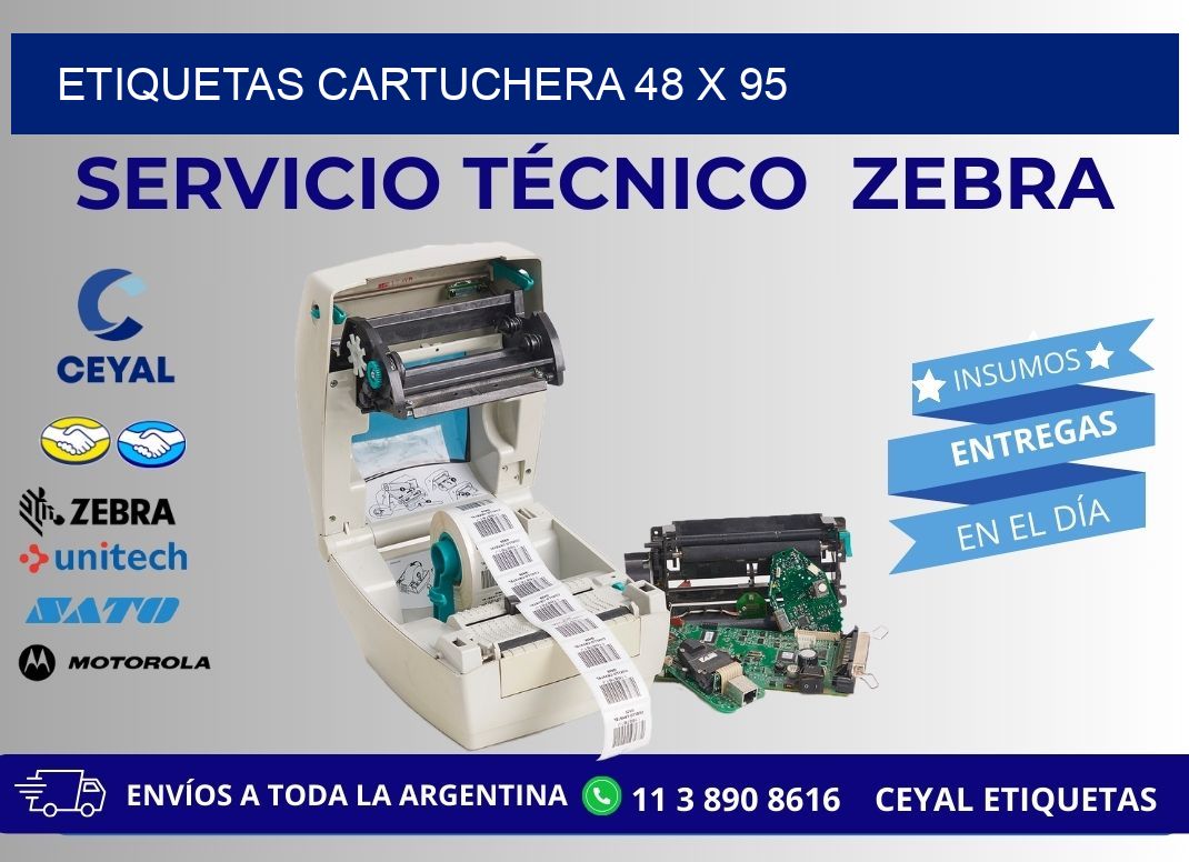 ETIQUETAS CARTUCHERA 48 x 95