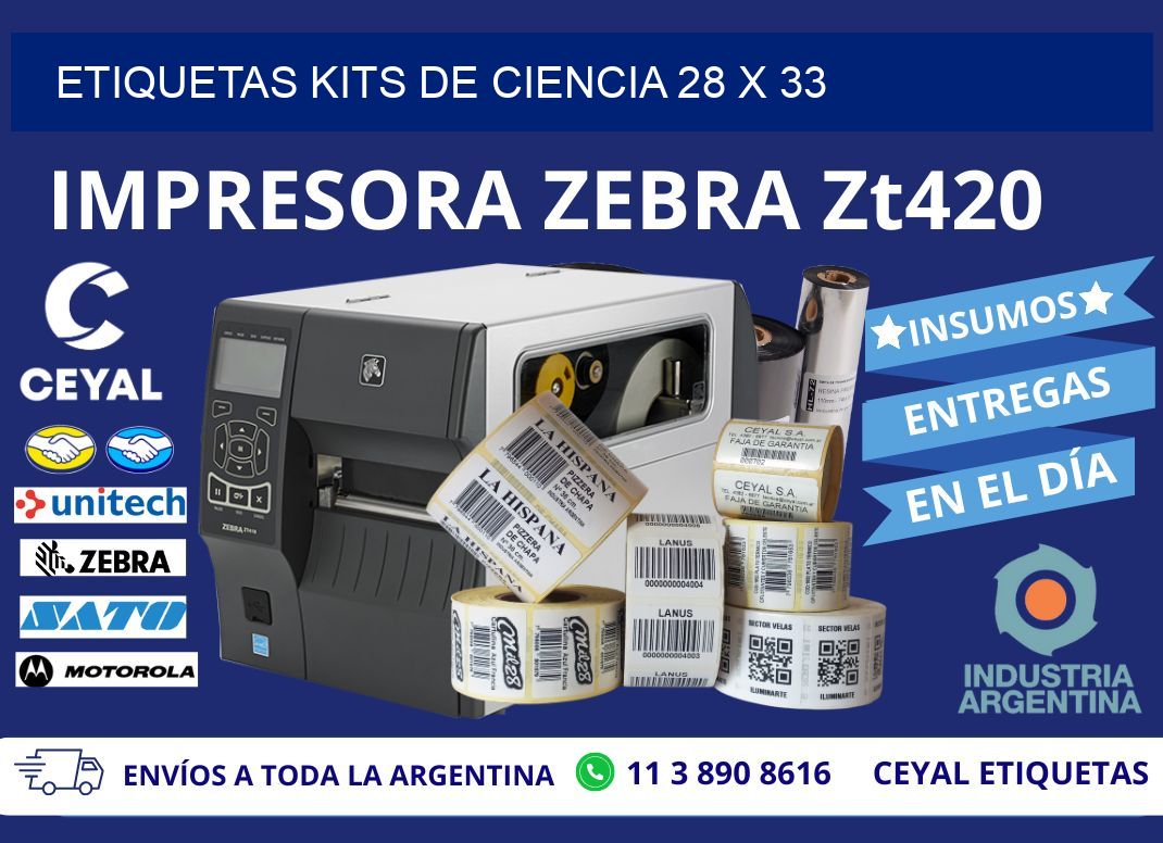 ETIQUETAS KITS DE CIENCIA 28 x 33