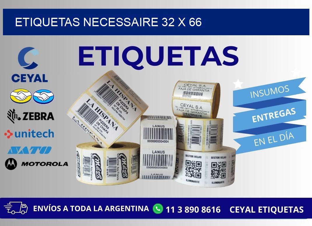 ETIQUETAS NECESSAIRE 32 x 66