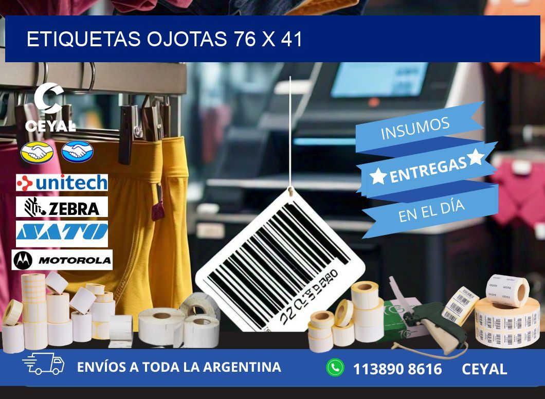 ETIQUETAS OJOTAS 76 x 41