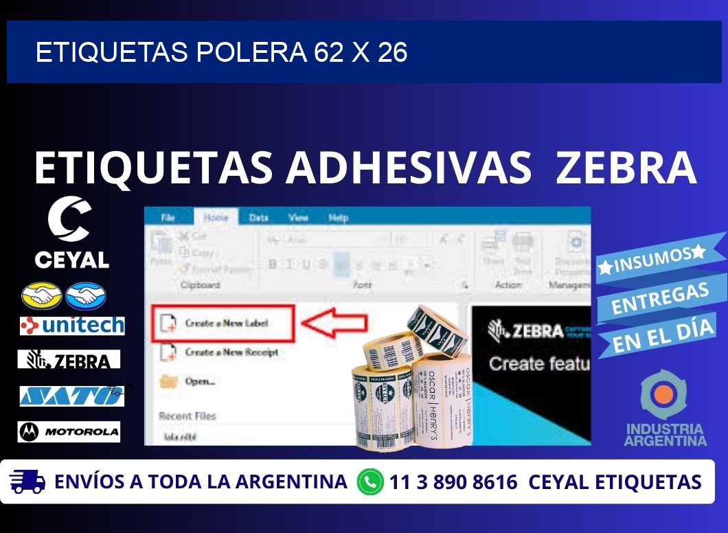 ETIQUETAS POLERA 62 x 26