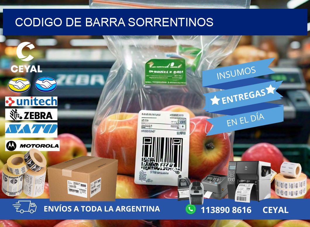 codigo de barra SORRENTINOS