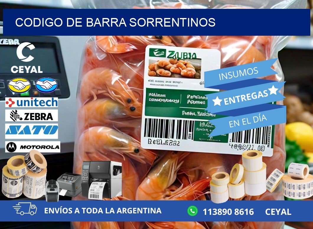 codigo de barra SORRENTINOS