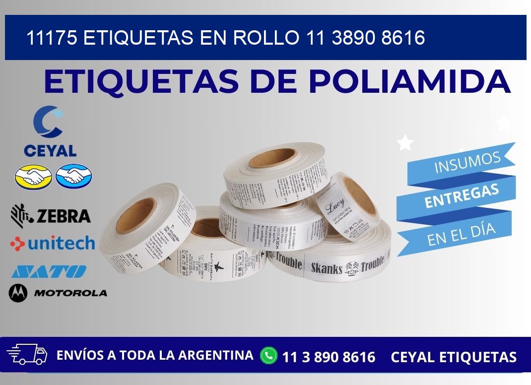 11175 ETIQUETAS EN ROLLO 11 3890 8616