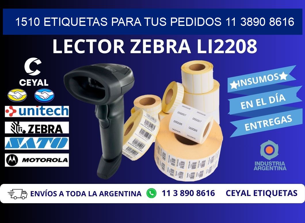 1510 ETIQUETAS PARA TUS PEDIDOS 11 3890 8616
