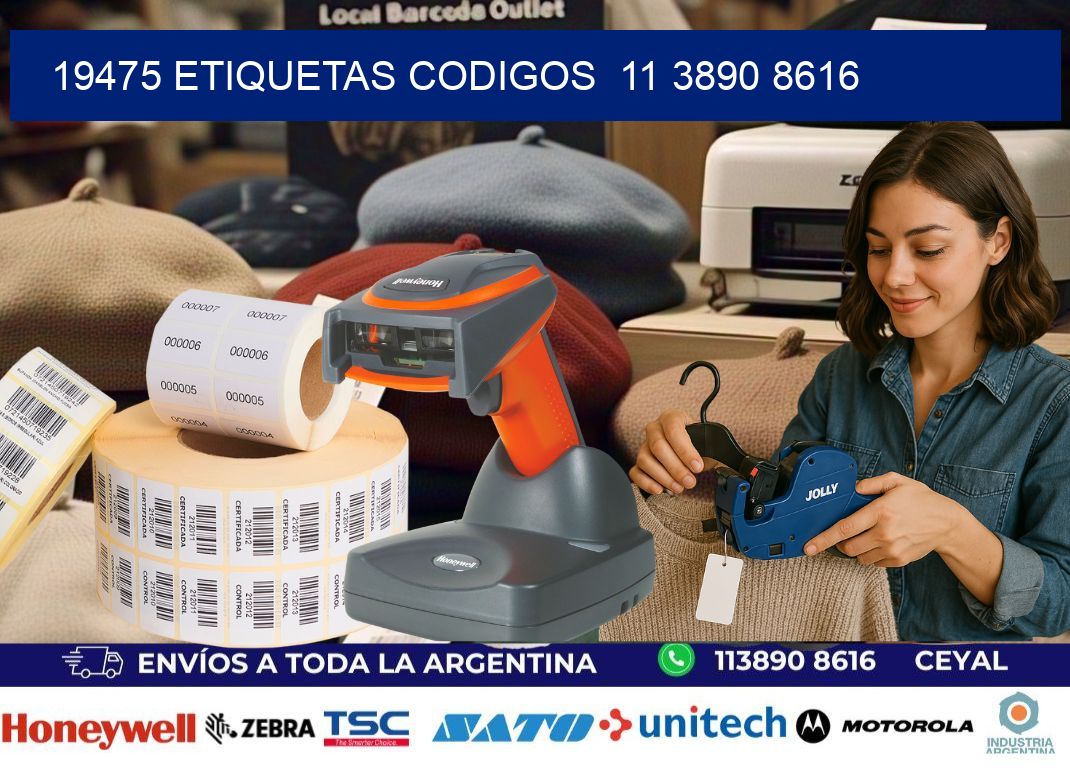 19475 ETIQUETAS CODIGOS  11 3890 8616