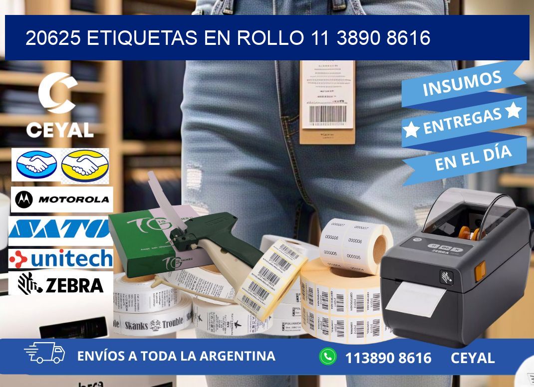 20625 ETIQUETAS EN ROLLO 11 3890 8616