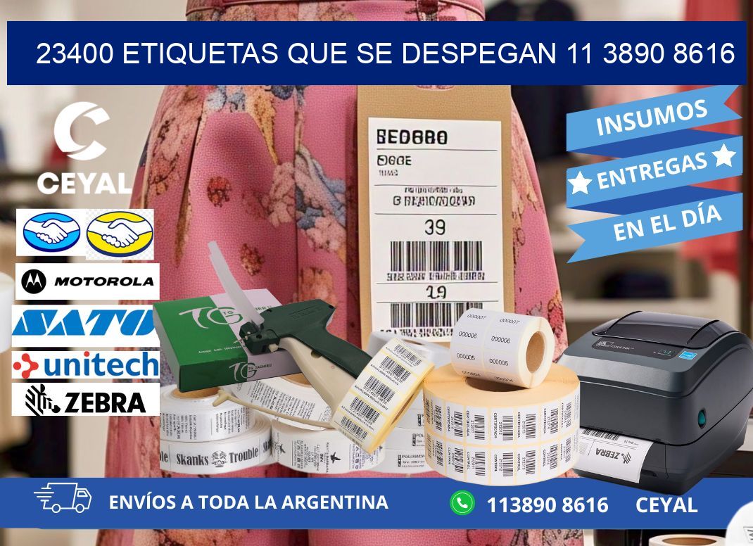 23400 ETIQUETAS QUE SE DESPEGAN 11 3890 8616