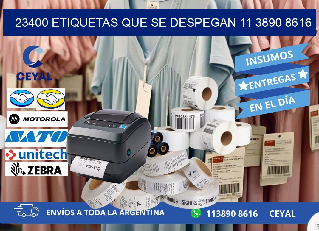 23400 ETIQUETAS QUE SE DESPEGAN 11 3890 8616