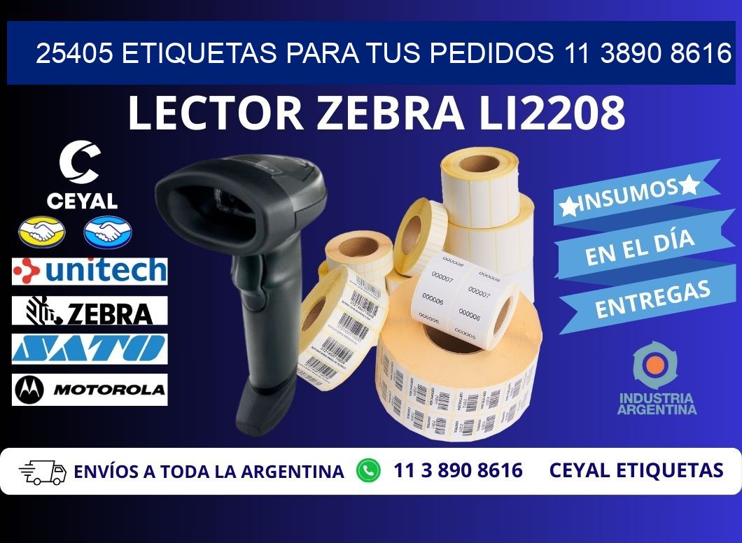 25405 ETIQUETAS PARA TUS PEDIDOS 11 3890 8616