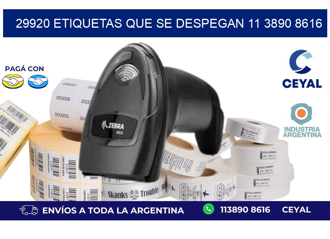29920 ETIQUETAS QUE SE DESPEGAN 11 3890 8616