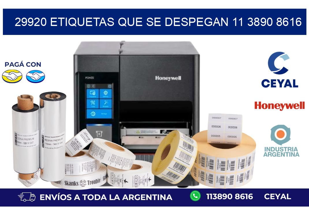 29920 ETIQUETAS QUE SE DESPEGAN 11 3890 8616