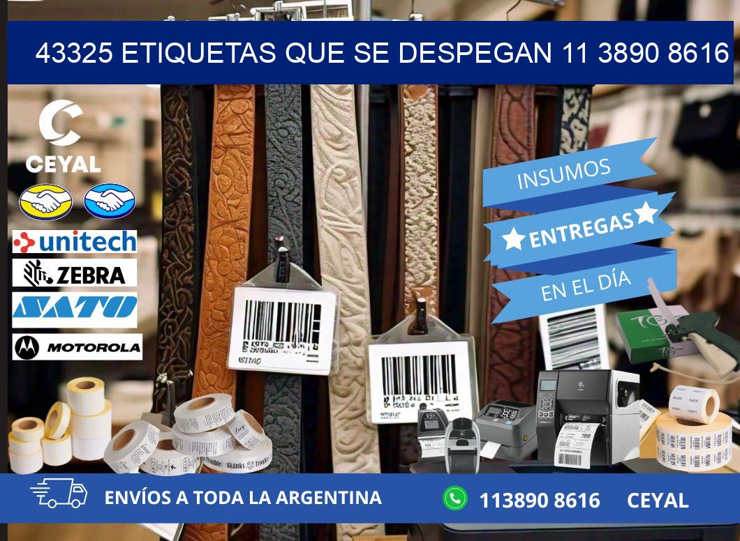 43325 ETIQUETAS QUE SE DESPEGAN 11 3890 8616