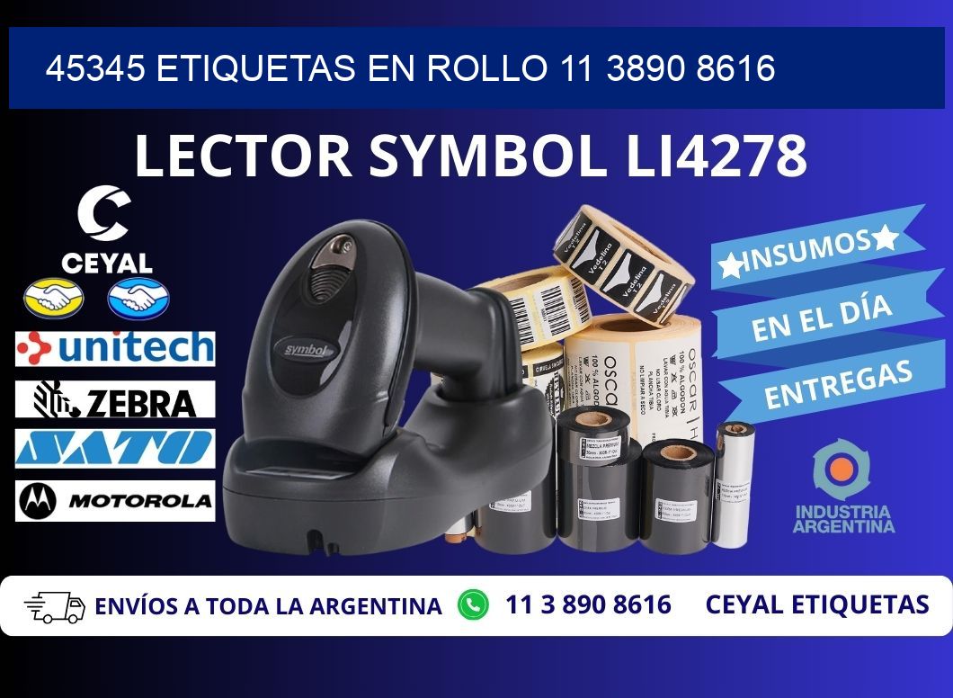 45345 ETIQUETAS EN ROLLO 11 3890 8616