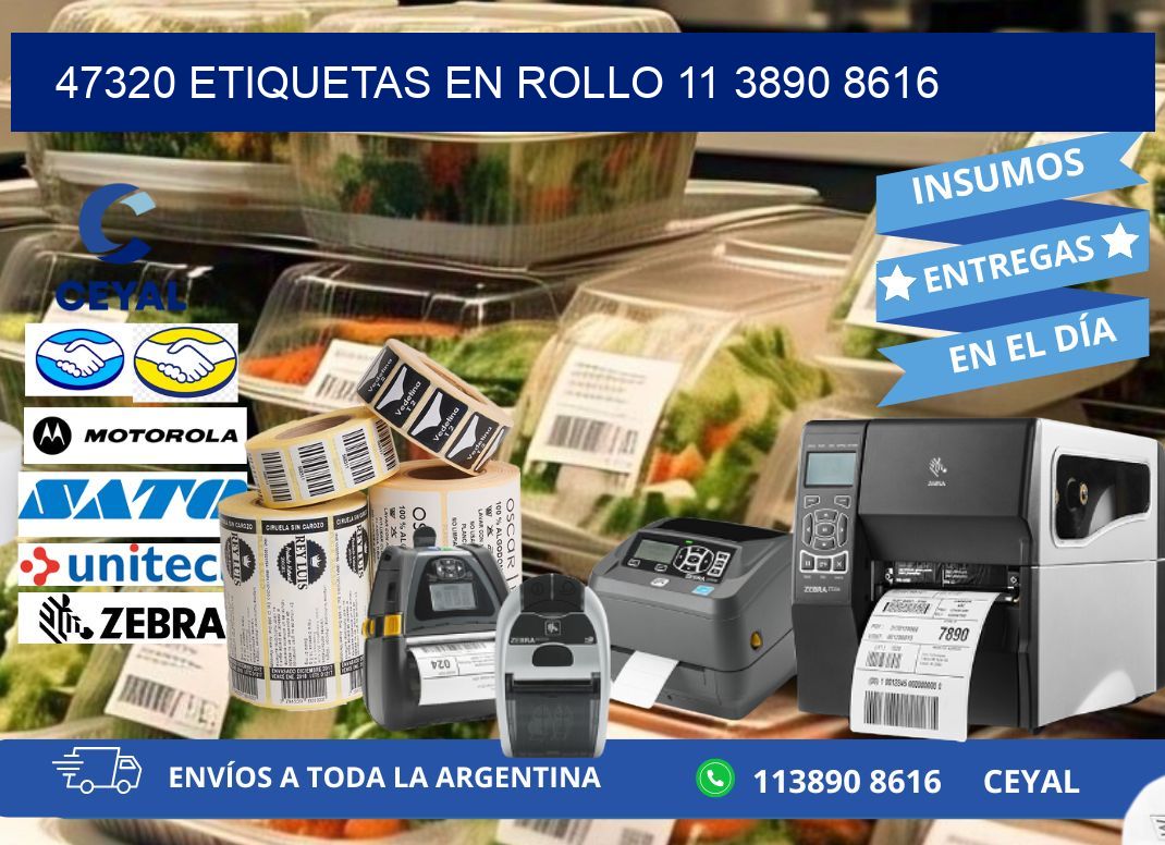 47320 ETIQUETAS EN ROLLO 11 3890 8616