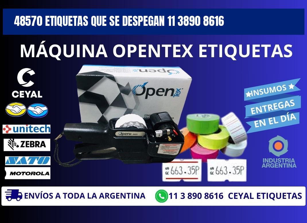 48570 ETIQUETAS QUE SE DESPEGAN 11 3890 8616