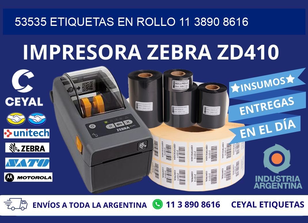 53535 ETIQUETAS EN ROLLO 11 3890 8616