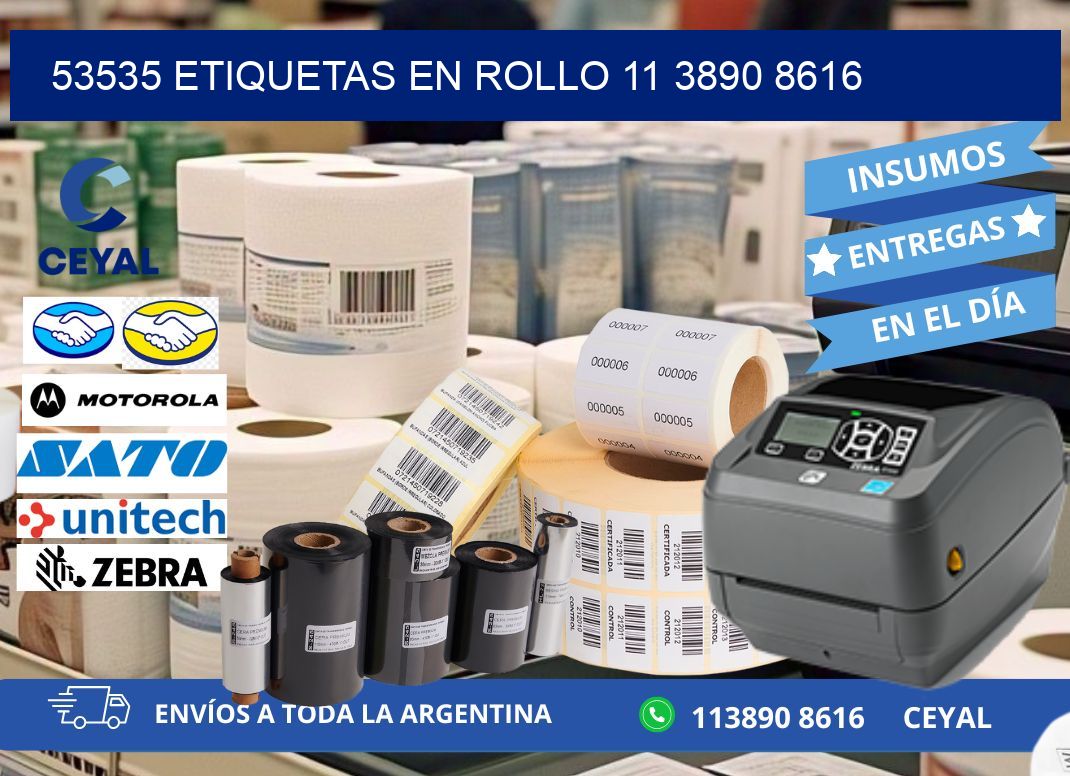 53535 ETIQUETAS EN ROLLO 11 3890 8616