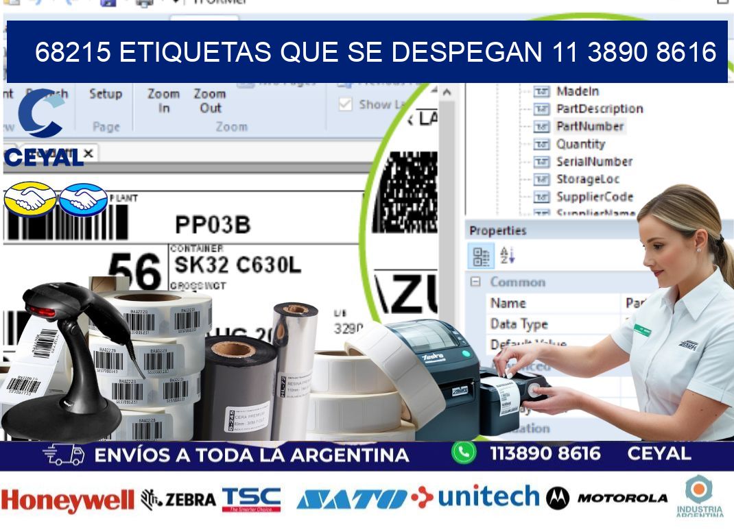 68215 ETIQUETAS QUE SE DESPEGAN 11 3890 8616