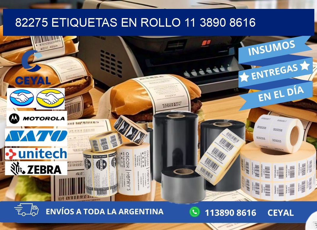82275 ETIQUETAS EN ROLLO 11 3890 8616
