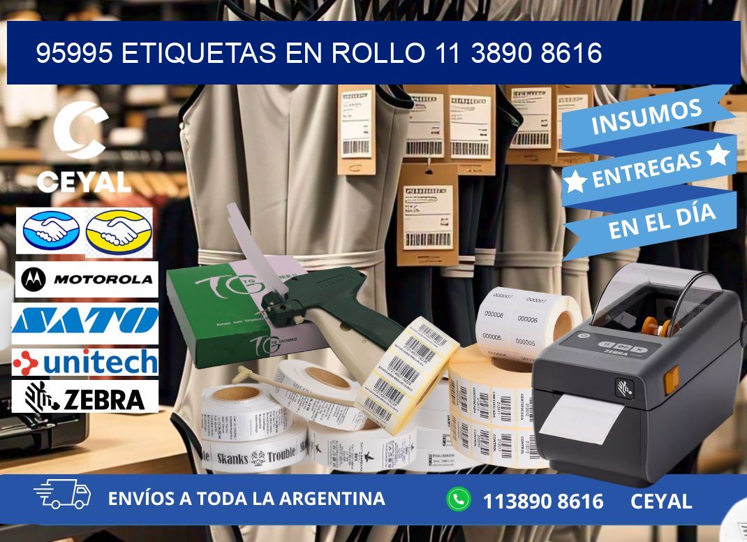 95995 ETIQUETAS EN ROLLO 11 3890 8616