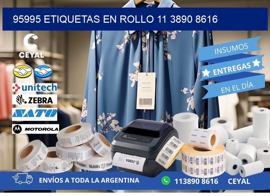 95995 ETIQUETAS EN ROLLO 11 3890 8616