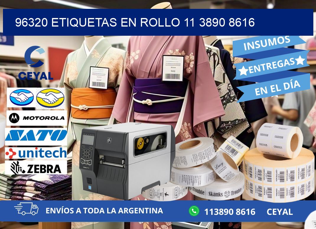 96320 ETIQUETAS EN ROLLO 11 3890 8616