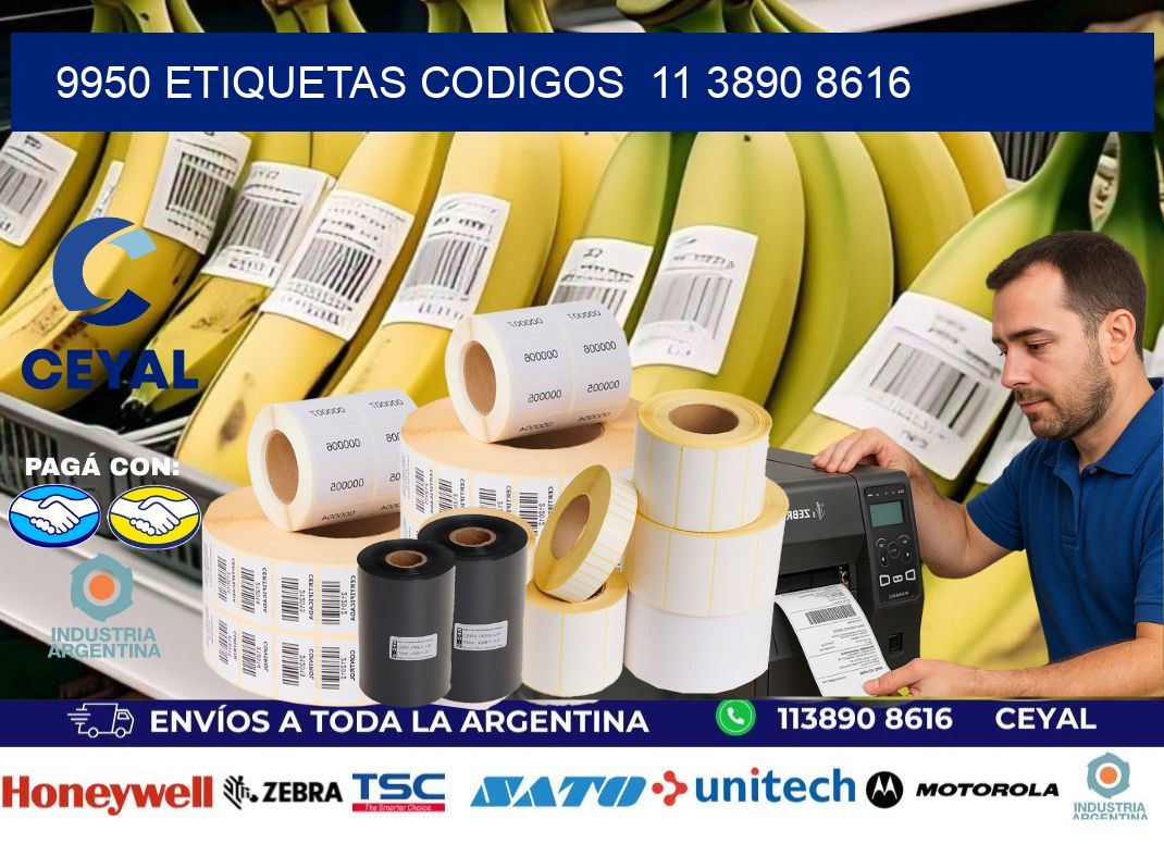 9950 ETIQUETAS CODIGOS  11 3890 8616