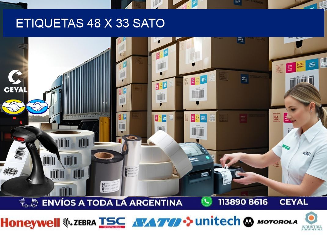 ETIQUETAS 48 x 33 SATO