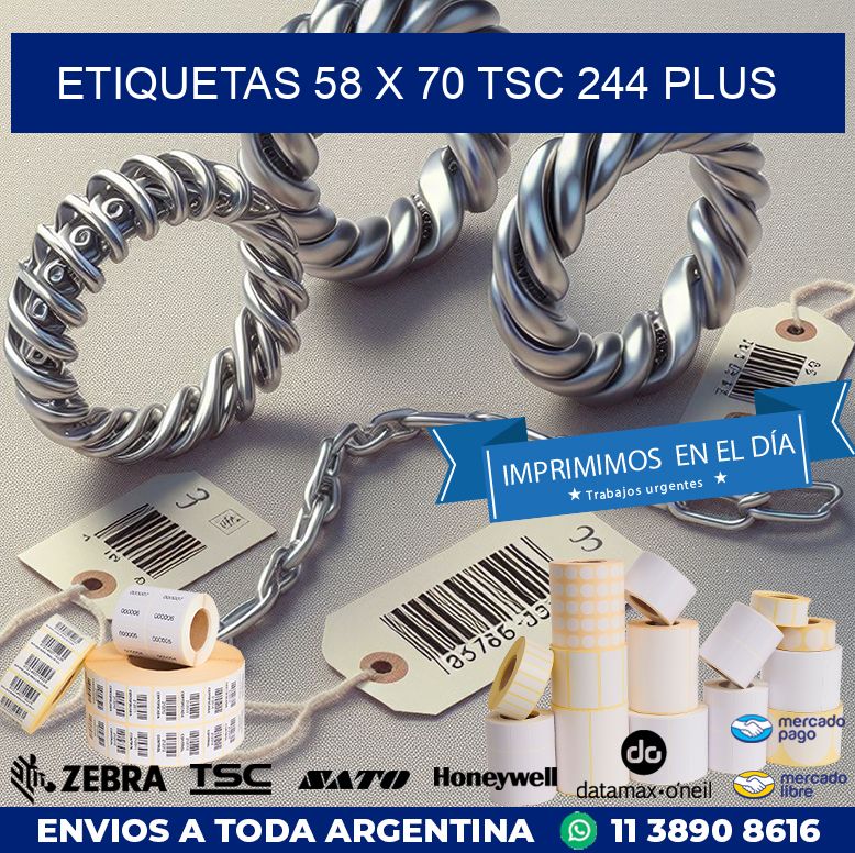 ETIQUETAS 58 x 70 TSC 244 PLUS