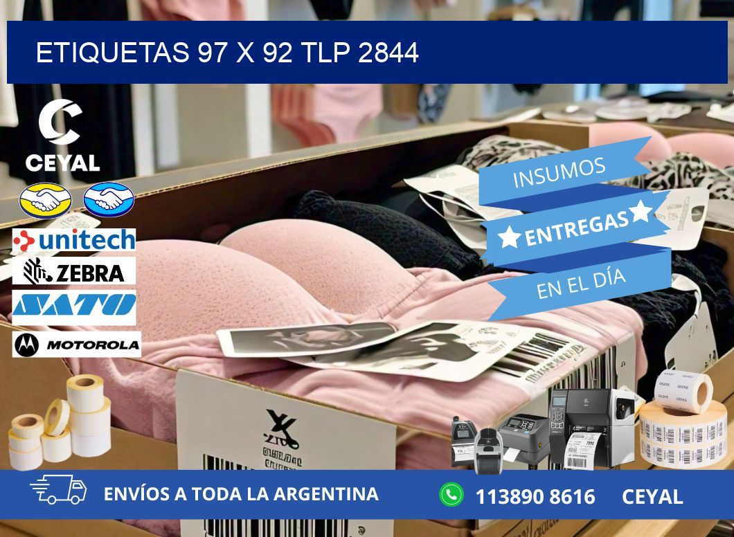 ETIQUETAS 97 x 92 TLP 2844