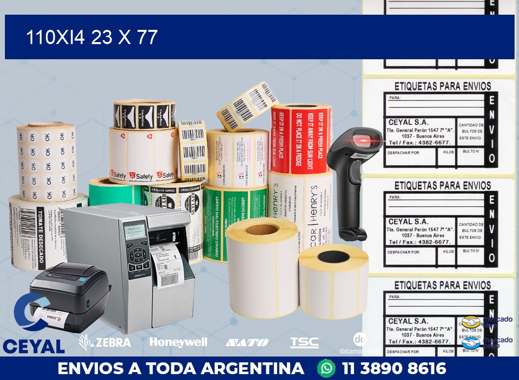 110Xi4 23 x 77