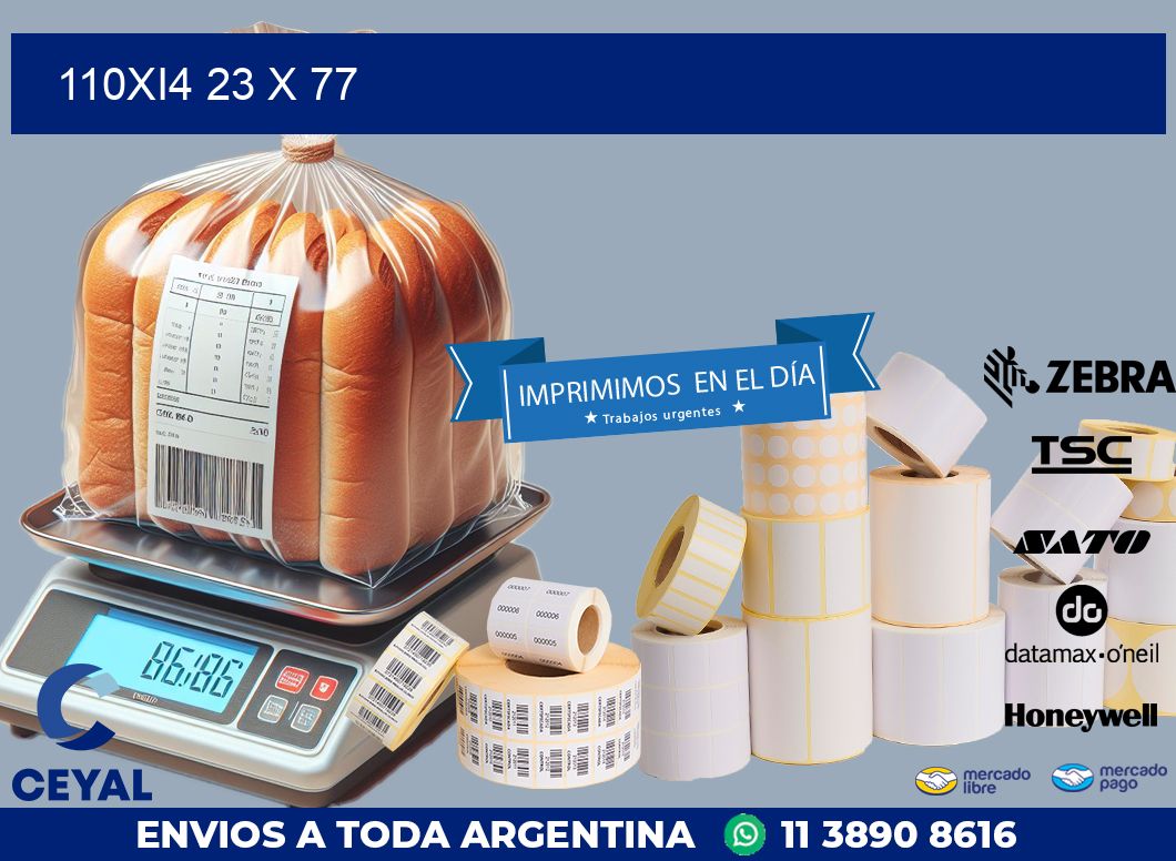 110Xi4 23 x 77