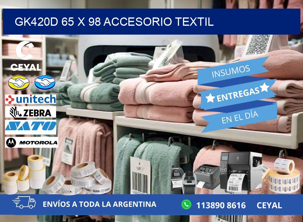 GK420D 65 x 98 ACCESORIO TEXTIL