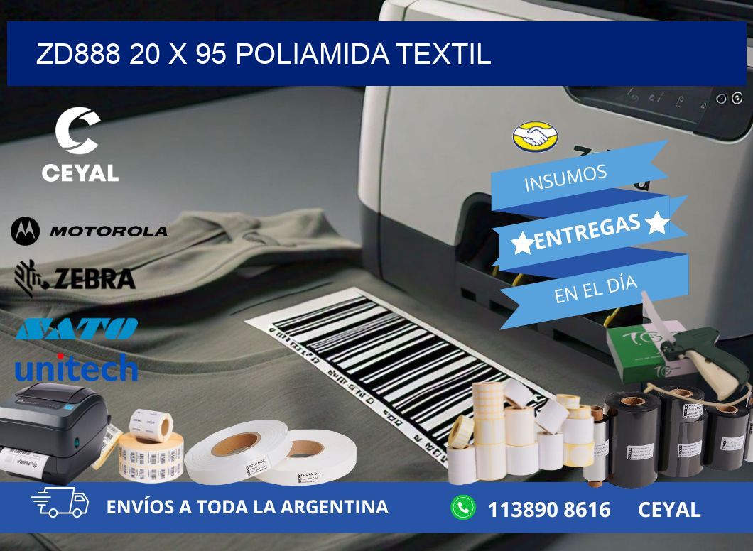 ZD888 20 x 95 POLIAMIDA TEXTIL
