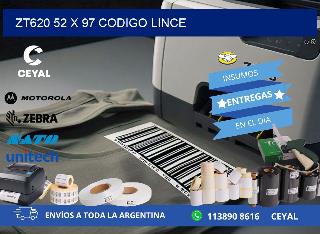 ZT620 52 x 97 CODIGO LINCE