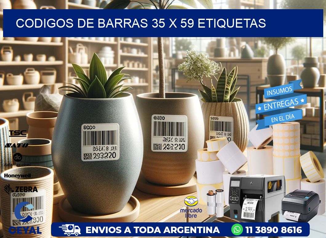 codigos de barras 35 x 59 etiquetas