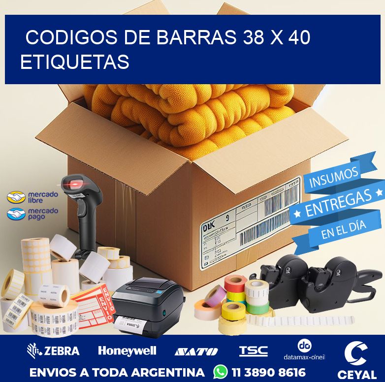 codigos de barras 38 x 40 etiquetas