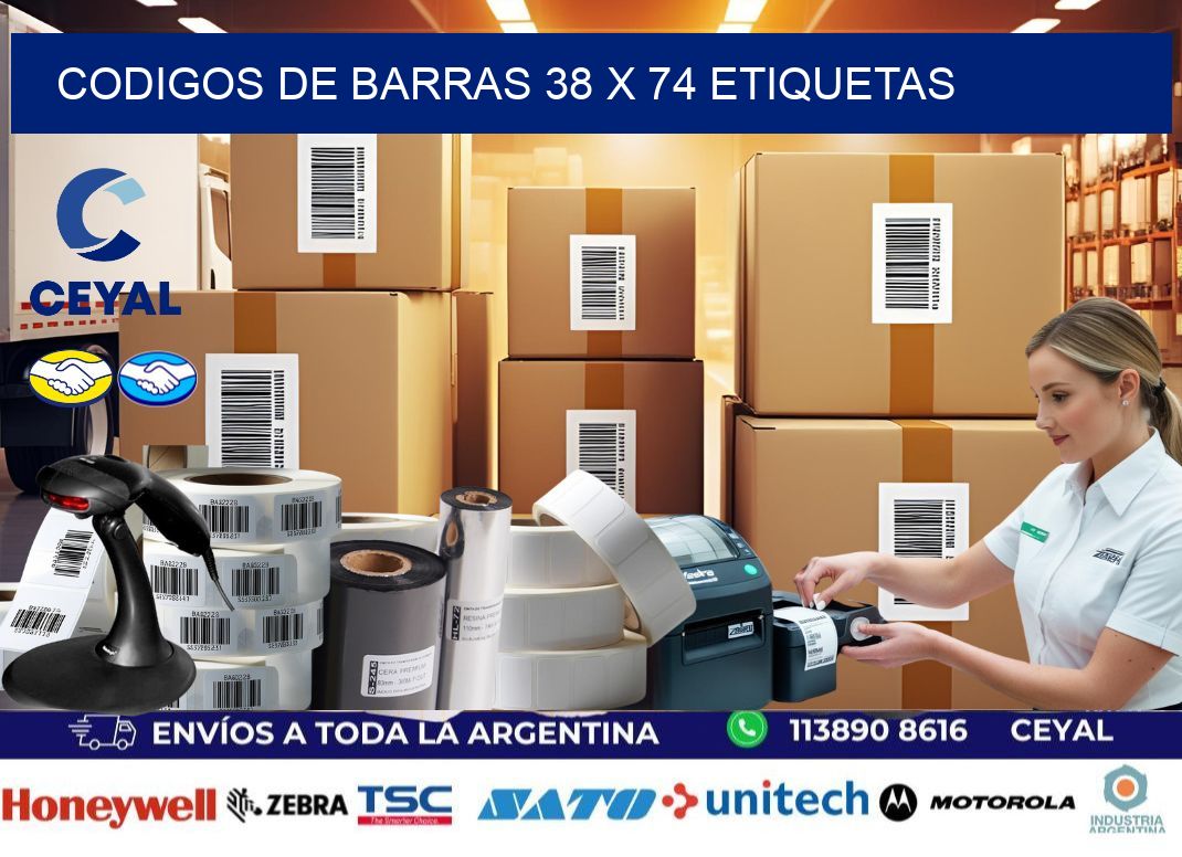codigos de barras 38 x 74 etiquetas