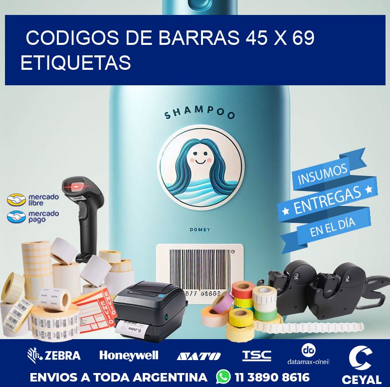 codigos de barras 45 x 69 etiquetas