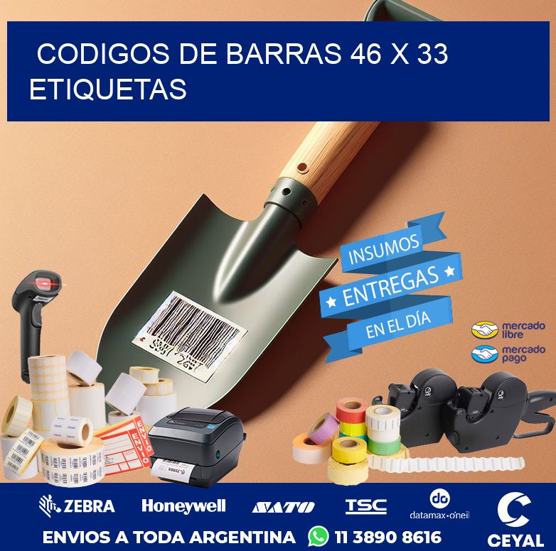 codigos de barras 46 x 33 etiquetas
