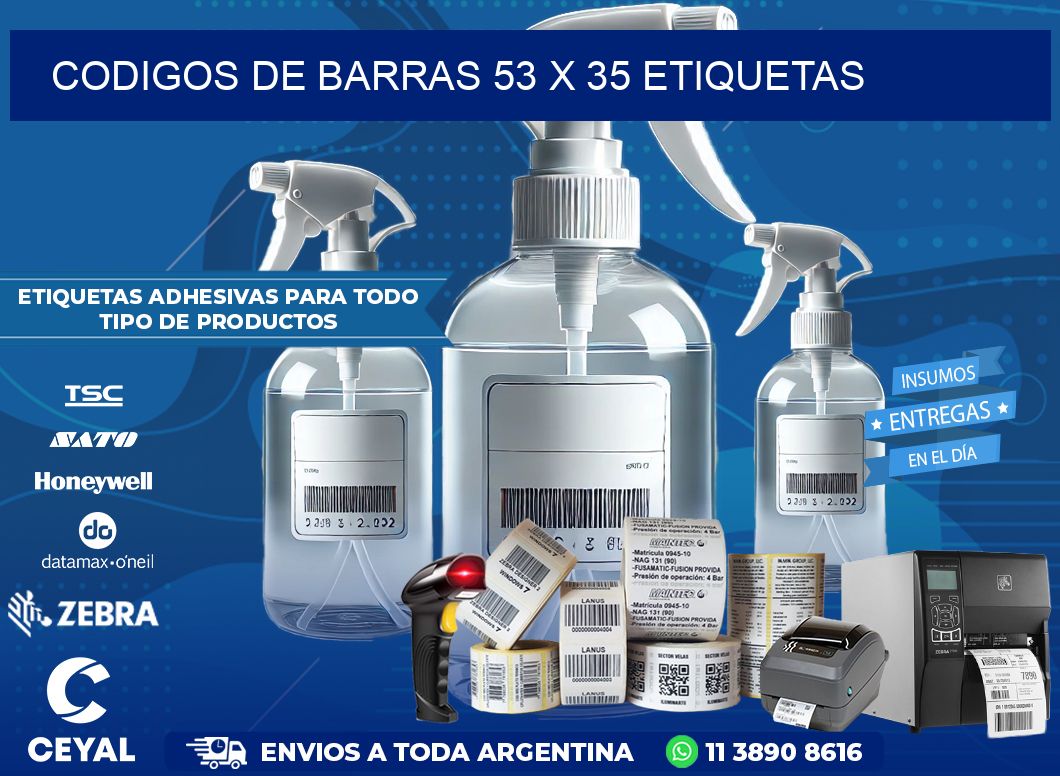 codigos de barras 53 x 35 etiquetas