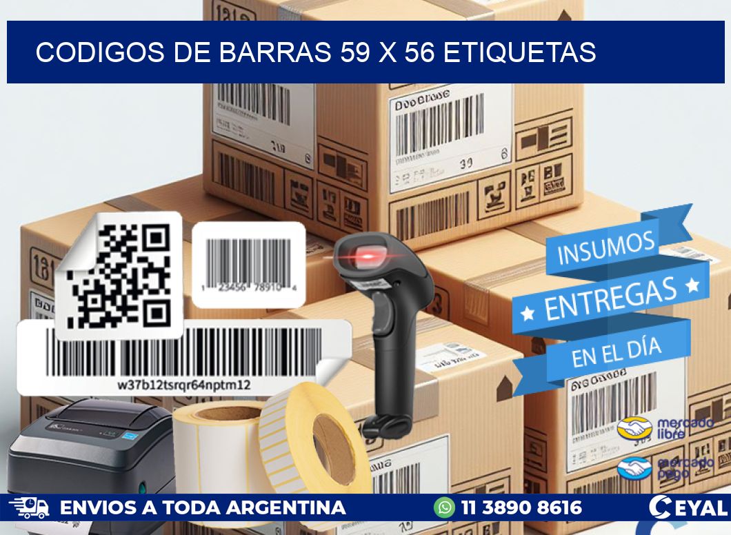 codigos de barras 59 x 56 etiquetas