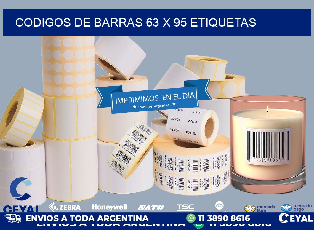 codigos de barras 63 x 95 etiquetas