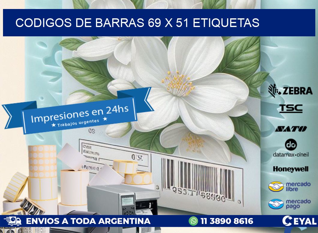 codigos de barras 69 x 51 etiquetas
