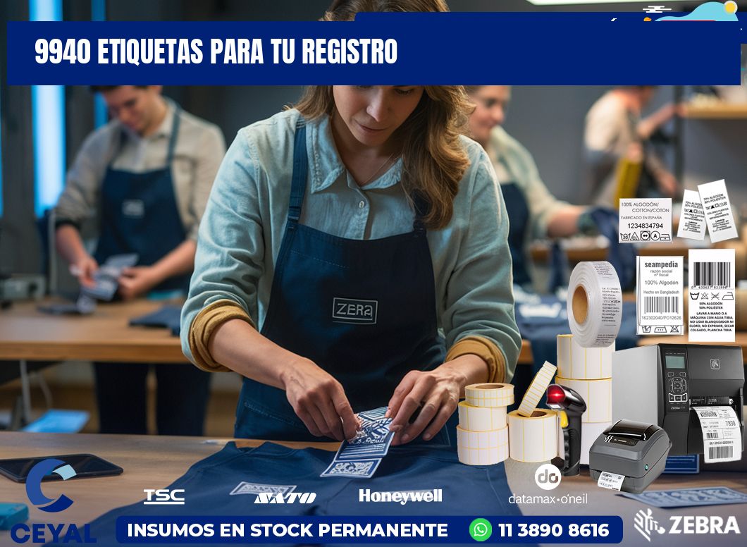 9940 etiquetas para tu registro