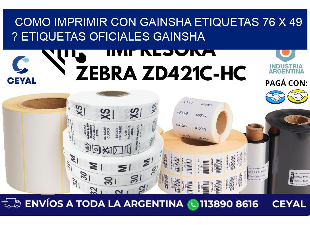 como imprimir con gainsha etiquetas 76 x 49 ? etiquetas oficiales gainsha